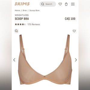 Skims Weightless Scoop Bra